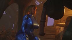 samus aran from metroid by blungusr18