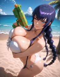 saeko busujima from highschool of the dead by fr34ky
