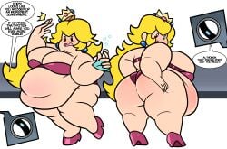 paper peach from mario (series) by superspoe
