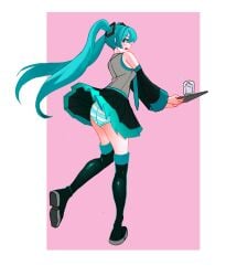 hatsune miku from vocaloid by wuming-aaa