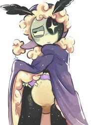 astro_(dandy&#039;s_world) blanket blanket_covering blush dandy&#039;s_world dandys_world diaper diaper_fetish diaper_under_clothing fetish keeboreal male male_focus male_only messing moon moth_antennae nightcap peeing revealing scat shit soiling soiling_diaper stars used_diaper