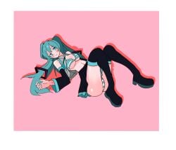 hatsune miku from vocaloid by wuming-aaa