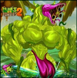 1anthro 1boy abs anthro anthro_only asolchan background bara big_bulge big_muscles big_neck big_pecs bulge gay gay_male green_body green_skin huge_pecs hunk hyper_bulge hyper_muscles leaves male male_focus male_only muscles muscular muscular_male nipple nipple_piercing plant plants_vs._zombies plants_vs_zombies plants_vs_zombies_2:_it's_about_time pvz seashooter_(pvz) thick_thighs thigh underwear underwear_only water yaoi