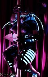 1girls 2026 3d android big_breasts bionicle black_body blender blue_eyes breasts female female_only glowing_eyes hi_res highres huge_breasts humanoid karoshizoe large_breasts lego nipples non-human non-mammal_breasts nude nude_female pole pole_dancing robot robot_girl robot_humanoid roodaka solo solo_female stripper_pole taller_female tendrils thick_thighs