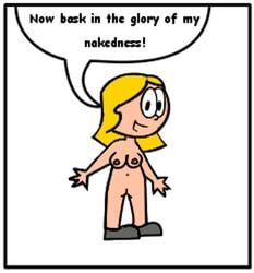 beth_goode english_text female female_only good_times human mostly_nude pale_skin solo standing toony webcomic