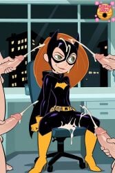 1female ai_generated artist_logo balls ballsack bat_symbol batgirl_(cosplay) belt black_bodysuit black_bottomwear black_cape black_pants bodysuit boots bottomwear bukkake cameltoe cameltoe_leggings cape cfnm circumcised closed_mouth closed_mouth_smile clothed clothed_female clothed_female_nude_male clothes clothing cosplay cosplaying_as_character costume cowl crossover_cosplay cum cum_between_legs cum_in_hair cum_on_chair cum_on_face cum_on_leg cum_on_mask cumming cumshot dc dc_comics disney dressed dressed_female ejaculate ejaculating ejaculating_cum ejaculation english_text erect erect_cock erect_dick erect_penis erection female female_focus female_human footwear fully_clothed fully_clothed_female genital_fluids genitals ginger ginger_female ginger_hair glove hair hand_on_cock hand_on_dick hand_on_own_cock hand_on_own_dick hand_on_own_penis hand_on_penis hard hard_cock hard_dick hard_on hard_penis heeled_boots high_res high_resolution highres holding_cock holding_dick holding_own_cock holding_own_dick holding_own_penis human human_female human_male hunnyhive hunnyhive(artist) hunnyhivestudio hunnyhivestudios indoors kim_possible latex latex_clothing latex_pants legs_open light-skinned_female light-skinned_male light_skin lips long_hair long_hair_female male_human mask masked masked_female masturbating masturbation multiple_penises office_chair open_legs pants partial_male pussy_visible_through_clothes red_hair red_hair_female redhead_female redheaded_female scrotum shiny_pants shooting_cum sitting sitting_female sitting_on_chair skintight skintight_bodysuit skintight_clothes skintight_clothing skintight_pants sleeves smile smiling smiling_female spread_legs straight superhero superhero_costume superheroine superheroine_costume surrounded_by_penises testicles tight_bodysuit tight_bottomwear tight_clothes tight_clothing tight_pants utility_belt vagina_visible_through_clothing window yellow_boots yellow_footwear yellow_gloves