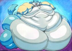 bbm big_breasts breasts cleavage huge_breasts moobs overweight shirou_ogami ssbbm tagme thick_thighs wide_hips
