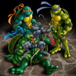 5boys anal anthro balls big_muscles color cum donatello erection fur furry furry_only gay geminisaint group_sex interspecies leonardo male male_only mask master_splinter master_splinter_(tmnt_2003) masturbation michelangelo muscular_male nude oral raphael rat sex tagme teenage_mutant_ninja_turtles tmnt_2003 turtle yaoi