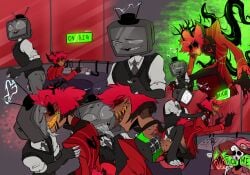 alastor (hazbin hotel) from hazbin hotel by bileshroom