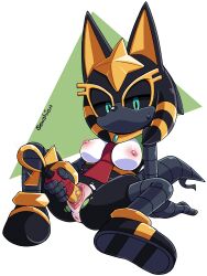 megani the jackal from sonic (series) by senshion
