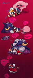 evanight king_dedede kirby male_only meta_knight nintendo