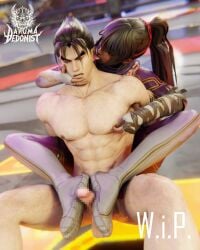1boy 1boy1girl 1girls 3d bandai_namco big_ass big_breasts breasts curvaceous curvy curvy_figure daruma_hedonist female footjob hips hourglass_figure huge_ass huge_breasts jin_kazama kunimitsu kunimitsu_ii kunoichi large_ass large_breasts legs light-skinned_female light-skinned_male light_skin male male/female mature mature_female mature_male namco outercourse slim_waist straight tekken tekken_8 thick thick_hips thick_legs thick_thighs thighs voluptuous waist wide_hips