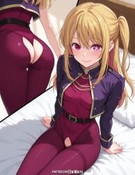 ai_generated anime_girl ass ass_focus blush cute cute_girl female hentai hoshino_ruby multiple_views nipples oshi_no_ko petite petite_body petite_breasts petite_female pussy shy small_breasts solo_female teen teen_girl teenage_girl uncensored underwear uniwaifu wet_pussy