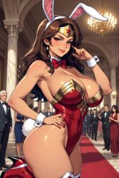 1girls ai_generated amazon big_ass big_breasts big_thighs breasts bunny_ears bunny_girl curvaceous curvy curvy_figure dc dc_comics demigod demigoddess diana_of_themyscira diana_prince digital_media_(artwork) female female_only fogofrost500 hips hourglass_figure huge_ass huge_breasts huge_thighs justice_league large_ass large_breasts large_thighs legs light-skinned_female light_skin mature mature_female slim_waist themysciran thick thick_hips thick_legs thick_thighs thighs voluptuous waist wide_hips wide_thighs wonder_woman wonder_woman_(series)