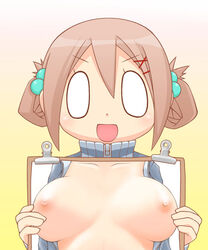 breasts ga_geijutsuka_art_design_class nipples noda_miki open_mouth tagme