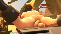 1boy 3d anus ass balls boots fourtisverygay gas_mask gloves headwear latex looking_at_viewer male male_focus male_only pecs penis presenting presenting_ass presenting_hindquarters pyro solo solo_male source_filmmaker team_fortress_2