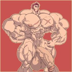 abs arms_up ass balls bara biceps big_ass boots bubble_ass bubble_butt facial_hair fat_ass fate/grand_order fate_(series) flaccid flexing flexing_bicep huge_ass huge_balls huge_cock huge_testicles human hung hyper hyper_balls hyper_genitalia hyper_muscles hyper_penis hyper_testicles jacket looking_at_viewer male male_focus male_only military_jacket military_uniform muscles muscular muscular_arms muscular_legs muscular_male muscular_thighs napoleon_bonaparte_(fate) nipples nude pecs penis red_hair remert scar_on_chest scars smile smiling solo solo_male testicles thick_thighs veins veiny_penis yaoi
