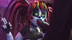 3d baby_(fnafsl) blowjob circus_baby circus_baby_(fnaf) fellatio five_nights_at_freddy's fnaf prostitution rckke scrap_baby scrap_baby_(fnaf) scrap_baby_(rckke) straight