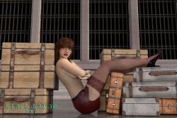 black-kat-3d-studio breasts female luggage solo