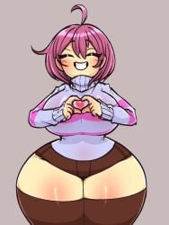 1girls 2d 5hitzzzu blush boombita curvy female female_frisk female_only frisk funcu funculicious heart_hands hourglass_figure human meatcuteshii narrow_shoulders pink_hair pinkbobatoo skiddioop smile solo stereodaddy tagme tagme_(artist) thick_thighs thin_arms thin_waist undertale undertale_(series) voluptuous wide_hips