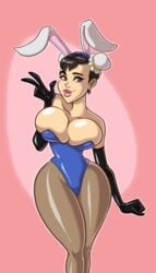 bunny_ears bunny_girl bunnysuit capcom chun-li easter huge_breasts phazyn street_fighter