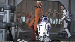 3d ahsoka_tano blue_eyes clone_trooper clone_wars droid orange_skin source_filmmaker star_wars tagme the_clone_wars:_season_one thearti3d togruta