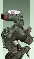 aeromorph ass blush blushing_at_viewer decal embarrassed living_aircraft living_machine mechanical mig15 mig_15 nipples plane posing robot slutplanet thighs wings