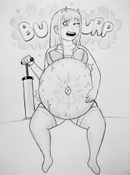 about_to_burst belly_bulge belly_burst belly_bursting belly_expansion belly_inflation bloated_belly burp burping inflation inflation_fetish ronic_lagann veiny_belly