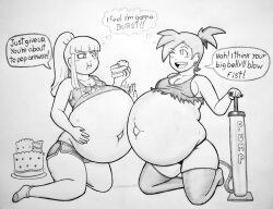 belly_bulge belly_expansion belly_inflation bloated_belly inflation inflation_fetish ronic_lagann