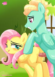 bbmbbf blush brother_and_sister cum cum_in_pussy equestria_untamed equine female fluttershy_(mlp) friendship_is_magic hair_on_head incest looking_at_viewer male male/female my_little_pony palcomix penis pony pussy sex tongue tongue_out vaginal_penetration vaginal_sex zephyr_breeze_(mlp)