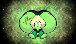 big_ass big_breasts big_butt cartoon_network gem_(species) green_skin hyper_ass looking_at_viewer peridot_(gem) peridot_(steven_universe) steven_universe tight_clothing uwu zhe_rat