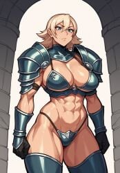 1female 1girls abs ai_generated amazonian armored_female ass big_ass big_breasts big_woman bikini_armor blonde_hair breasts death_by_snoo_snoo death_by_snu_snu female female_focus female_only girl jorgecarlosai muscular muscular_arms muscular_female muscular_legs muscular_thighs short_hair solo solo_female spiked_hair tall_woman taller_girl thick thick_legs thick_thighs thighs voluptuous voluptuous_female wide_hips