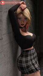 1girls 3d ass athletic athletic_female big_ass big_breasts bottom_heavy breasts bust busty chest curvaceous curvy curvy_figure eyebrow_piercing female female_focus fit fit_female ghost-spider gwen_stacy hero heroine hips hourglass_figure huge_ass huge_breasts human large_ass large_breasts legs light-skinned_female light_skin lips marvel marvel_comics mature mature_female slim_waist spider-gwen spider-man:_across_the_spider-verse spider-man:_into_the_spider-verse spider-man_(series) superhero superheroine thick thick_hips thick_legs thick_thighs thighs top_heavy voluptuous waist wide_hips