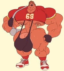 a_goofy_movie abs biceps bulge chad_(a_goofy_movie) disney flaccid football football_player football_uniform huge_balls huge_cock huge_testicles hyper hyper_balls hyper_genitalia hyper_muscles hyper_penis hyper_testicles male male_focus male_only muscle muscles muscular muscular_arms muscular_legs muscular_male muscular_thighs nipples pecs pierced_nipples piercing piercings remert smile solo solo_male sweat sweat_stain sweating sweating_profusely sweaty thick_thighs tight_clothes tight_clothing tight_fit wet_clothes