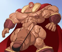 abs armor balls bara biceps fate/zero fate_(series) flaccid huge_balls huge_cock huge_testicles human hyper hyper_balls hyper_genitalia hyper_muscles hyper_penis hyper_testicles iskandar_(fate) looking_at_viewer looking_down male male_focus male_only muscles muscular muscular_arms muscular_legs muscular_male muscular_thighs nipples pecs penis remert scars smile smiling_at_viewer solo solo_male testicles thick_thighs tight_clothes tight_clothing tight_pants underwear underwear_only veins veiny_muscles veiny_penis yaoi