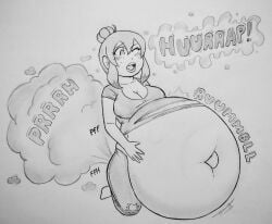 belly_bulge belly_expansion belly_inflation bloated_belly burp burping fart fart_cloud fart_fetish farting inflation inflation_fetish navel outie_navel pregnant ronic_lagann