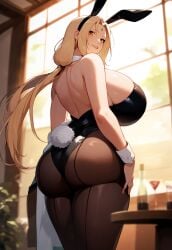 1girls ai_due ai_generated alternate_costume ass ass_focus back_view backless_leotard backless_outfit bar bare_chest big_ass big_breasts blonde_hair boruto:_naruto_next_generations bowtie breast_focus breasts breasts_bigger_than_head brown_eyes bubble_ass bubble_butt bunny_ears bunny_girl bunnysuit busty cleavage detached_collar detached_sleeves fake_animal_ears fake_bunny_ears female female_only from_behind gigantic_breasts hair_ornament hairband huge_ass huge_breasts indoors large_breasts legs_together leotard looking_at_viewer looking_back looking_back_at_viewer mature mature_female mature_woman milf nai_diffusion naruto naruto:_the_last naruto_(classic) naruto_(series) naruto_shippuden oppai pantyhose plump rear_view revealing_clothes sagging_breasts sideboob skimpy skimpy_clothes solo solo_focus stable_diffusion standing strapless_leotard thick_thighs thighs tight_clothing top_heavy top_heavy_breasts tsunade viewed_from_behind voluptuous voluptuous_female