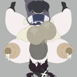 2futas :>= animated big_breasts big_penis black_rock_shooter blowjob choking choking_on_cock cum cum_everywhere cum_flood cum_flooding cum_in_mouth cum_inside dennsfw excessive_cum face_fucking facefuck futa_on_futa futanari gagging huge_breasts huge_cock kuroi_mato lactation mp4 music oral oral_sex penis_bigger_than_body puke slideshow small_but_hung sound tagme thick_thighs throat_noise video vomit