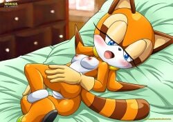 1girls anthro ass bbmbbf blush breasts female female_only marine_the_raccoon mobius_unleashed nipples nude open_mouth palcomix pussy sega solo sonic_(series) sonic_the_hedgehog_(series) tongue