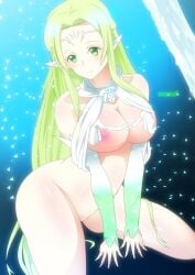 alfheim_online alluring big_breasts big_breasts blonde_hair blonde_hair breasts breasts divine_slut elf elf_ears elf_female elf_girl freyja_(sao) goddess green_eyes multicolored_hair naked naked_female nipples nude nude_edit nude_female nude_filter pointy_ears seductive seductive_eyes seductive_look seductive_pose seductive_smile shiny_skin smiling sword_art_online third-party_edit voluptuous voluptuous_female