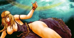 1girls artist_request ass big_ass big_breasts blonde_hair breasts elden_ring female female_only fromsoftware milf queen_marika_the_eternal sideboob source_request