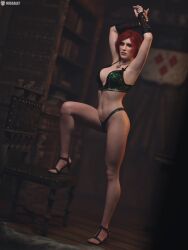 triss merigold from cd projekt red by missally
