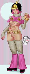 1futa areolae balls breasts clothing cream_starter cum cum_on_body cum_on_breasts diego_brando erection full_body functionally_nude futa_only futanari hat hot_pants_(jjba) jojo's_bizarre_adventure mostly_nude paovuante penis solo standing steel_ball_run tagme tan