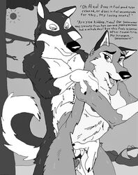 aleu anthro balto_(film) breasts couple cum doggy_style female looking_pleasured love male male/female male_penetrating_female muscular nude rollriver sex sweaty swimwear taku underwear_down vaginal_penetration wolf wolf_dog