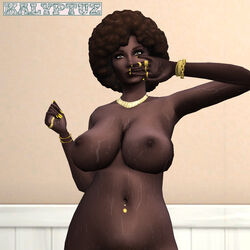 3d afro anklet areolae breasts chair chubby close-up dark-skinned_female dark_skin devious_desires deviousdesires erect_nipples female female_only jewelry kalyptuz nail_polish necklace nipples nude pose pussy ring sims sims4 solo sweat tall_female the_sims the_sims_4 thick thick_thighs vivienne_doty wide_hips