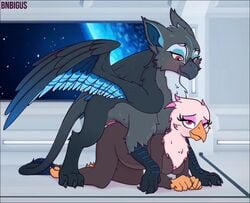 animated bnbigus fur furry grace_highfeathers gryphon sound tagme video