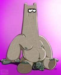 balls belly cartoon_network chowder_(series) circumcised elemental_creature elemental_humanoid genitals humanoid humanoid_genitalia humanoid_penis male male_only mineral_fauna mineral_humanoid navel nipples not_furry penis rcc2002 rock rock_creature rock_humanoid shnitzel solo