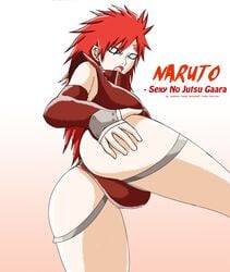 1futa ass ass_grab ball_bulge balls_in_panties balls_under_clothes blue_eyes breasts clothed clothing elbow_gloves fingerless_gloves futa_only futanari gaara genderbend genderswap genderswap_(mtf) gloves hand_on_ass huge_breasts jmantime jockstrap long_hair male_to_futa naruto naruto_(series) naruto_shippuden open_mouth pale-skinned_futanari pale_skin panties panty_bulge partially_clothed penis_bulge penis_in_panties penis_under_clothes pinup presenting_ass red_hair revealing_clothes rule_63 sexy_no_jutsu solo solo_focus solo_futa