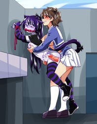 1futa 1girls arms_tied breasts cat_ears cat_tail cum_in_pussy cum_in_uterus cum_inside futa_on_female futanari gag gloves horny_female horny_futa nipples psychoskull purple_eyes purple_hair purple_nipples purple_pussy rope rope_gag sex small_breasts striped_thighhighs tagme thighhighs totless_(vtuber) tsuki_kimura vaginal_penetration virtual_youtuber vrchat vrchat_avatar vtuber white_skin x-ray