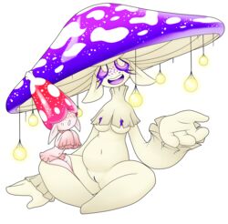 1girls 2018 alpha_channel anthro chubby freckles hi_res mushroom mushroom_humanoid navel nipples nude open_mouth original original_character purple_eyes purple_sclera pussy sitting size_difference smiling thighs thousandarms transparent_background underboob vagina white_eyes white_skin